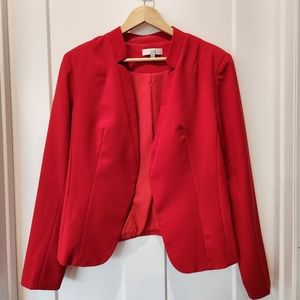 Hot Red Blazer, size L